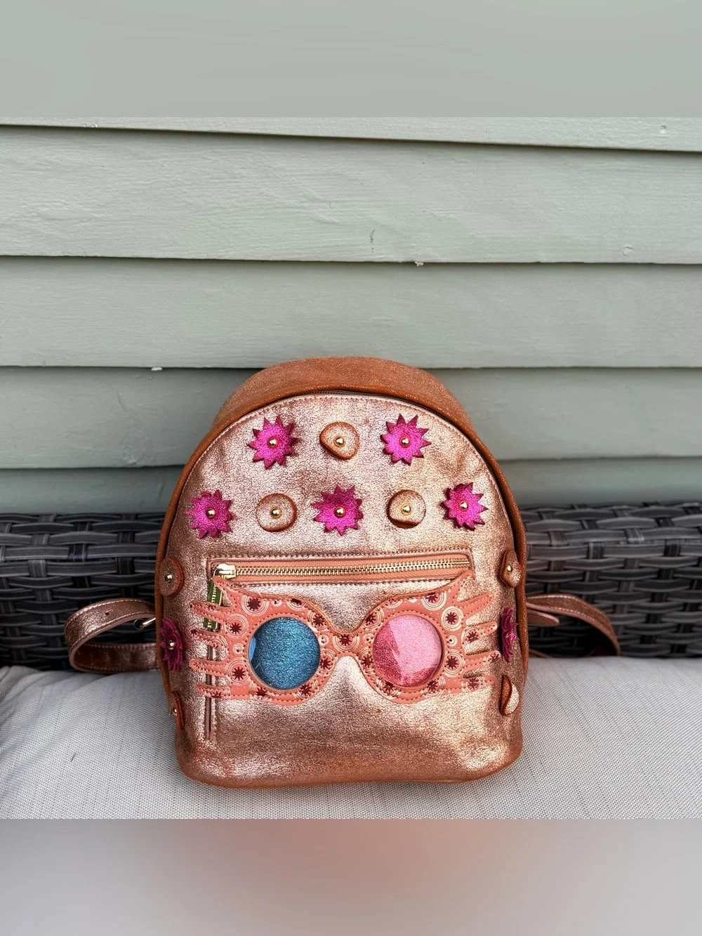 Danielle Nicole Harry Potter Luna Lovegood Mini Backpack in Rose gold - Picture 2 of 12